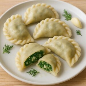 Pierogi ze szpinakiem i serem – 400 g